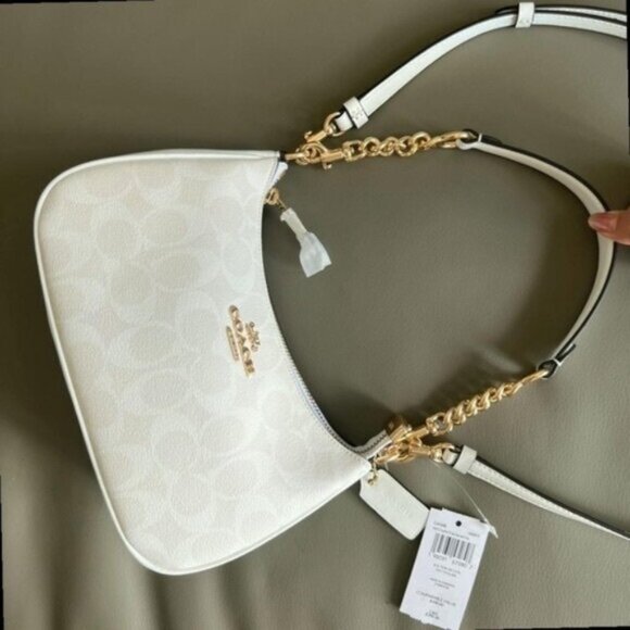 COACH Shoulder Bag, Teri White Glacier - Picture 5 of 6